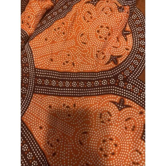 house of harlow 1960 revolve pants Russet Orange Brown Bohemian Harem Small - Picture 3 of 4